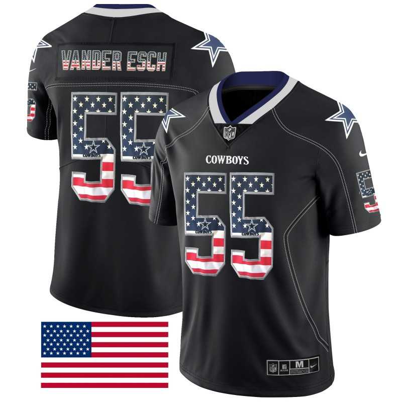 Nike Cowboys 55 Leighton Vander Esch Black USA Flag Fashion Limited Jersey Dyin,We sell and wholesale Nike Cowboys 55 Leighton Vander Esch Black USA Flag Fashion Limited Jersey Dyin on line form chian!